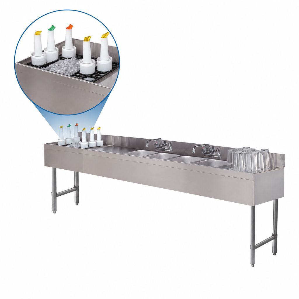 Left-Side Insulated Ice Bin