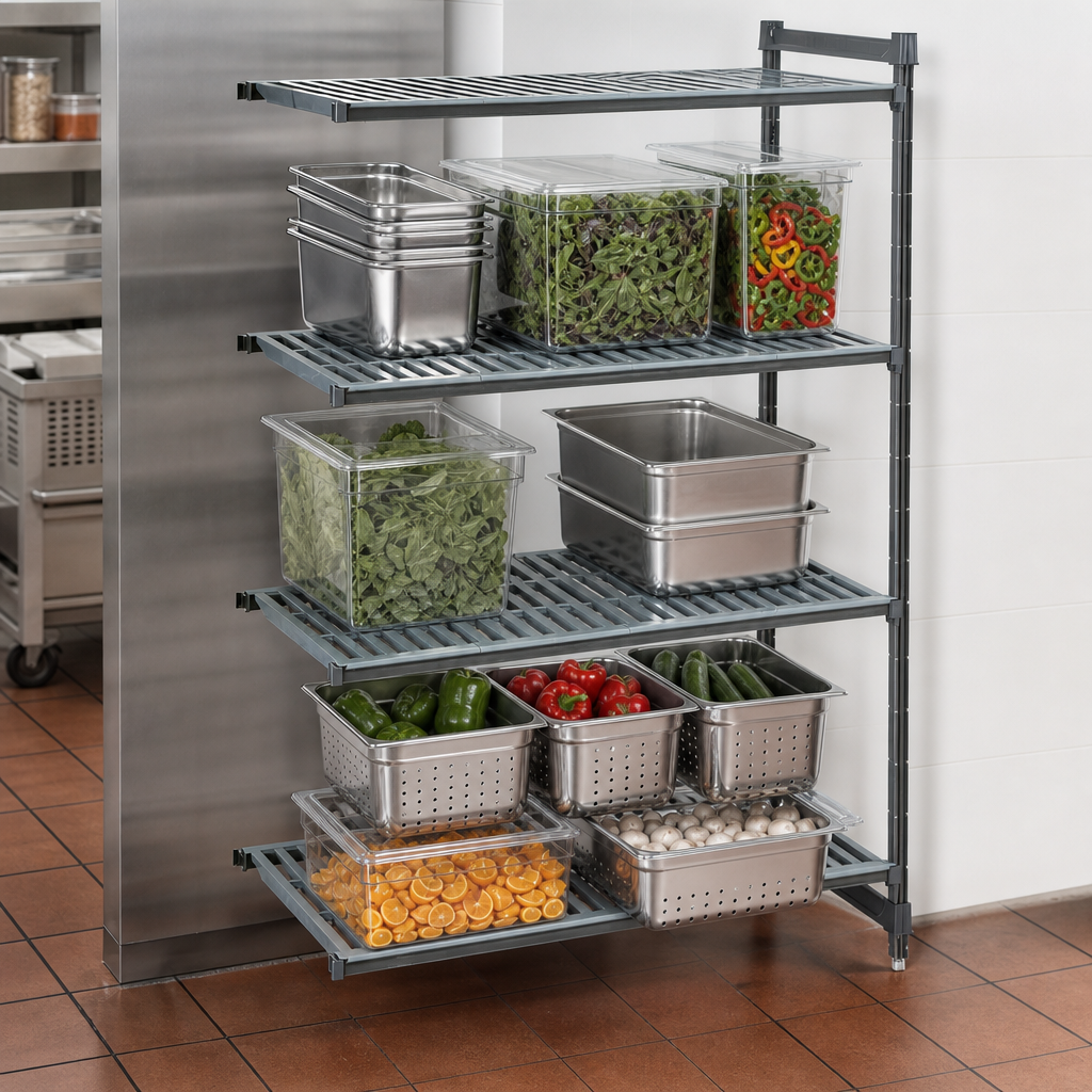 Vented Polypropylene Shelf Plates