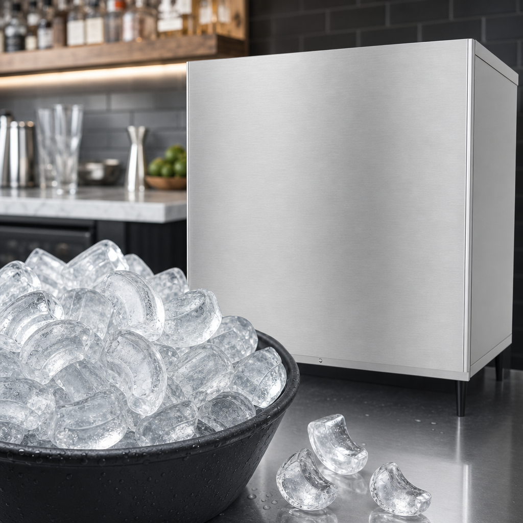 Crescent Cube Ice Production