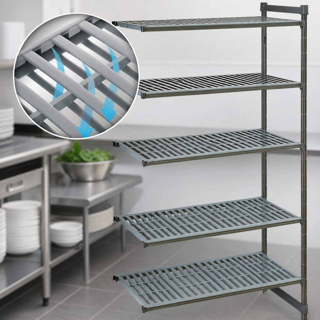 Vented Polypropylene Shelf Plates