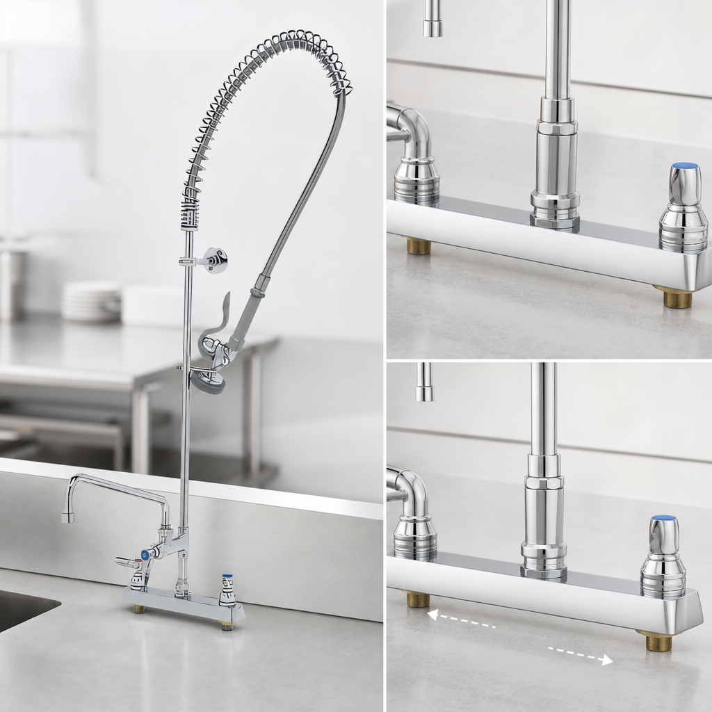 Deck-Mount Workboard Faucet