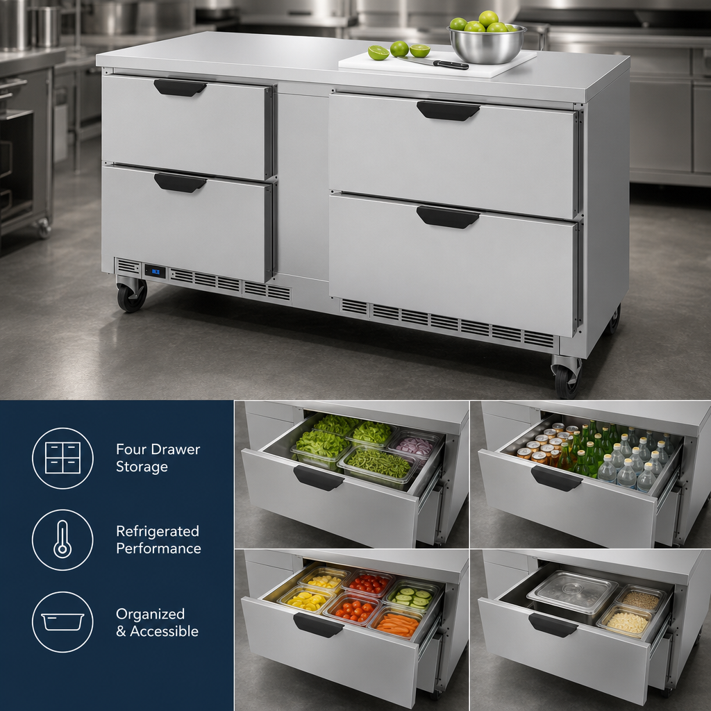 Four Drawer Storage