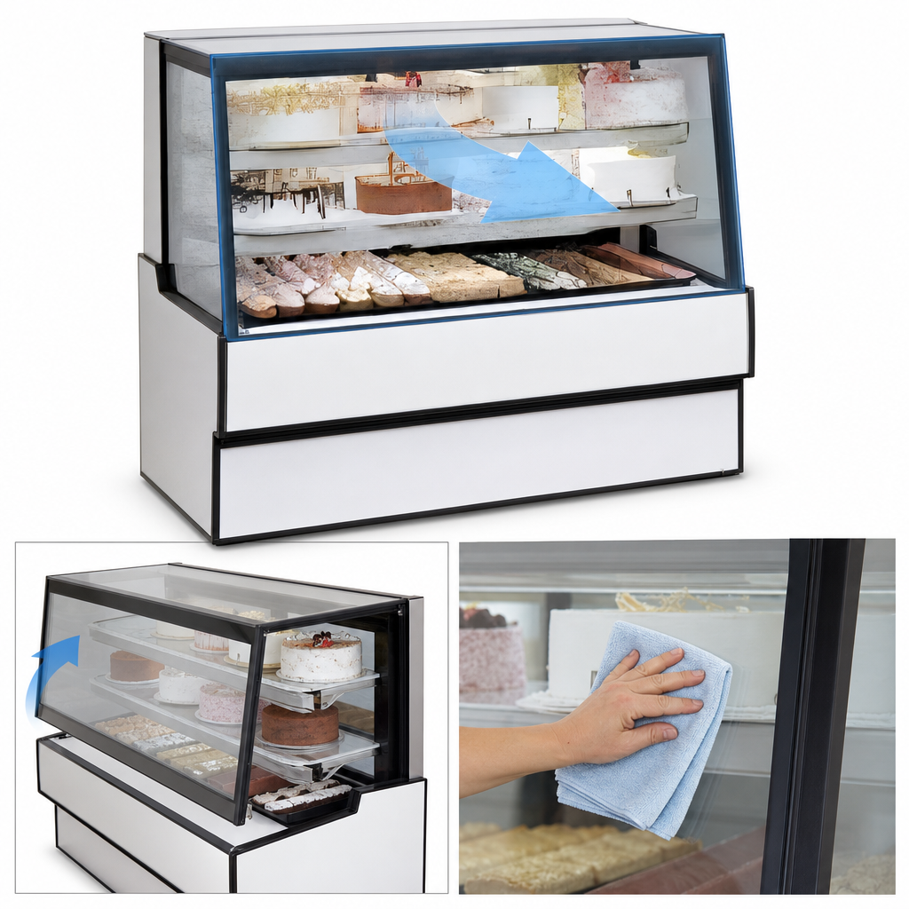 Sloped Tempered Thermopane Front Glass