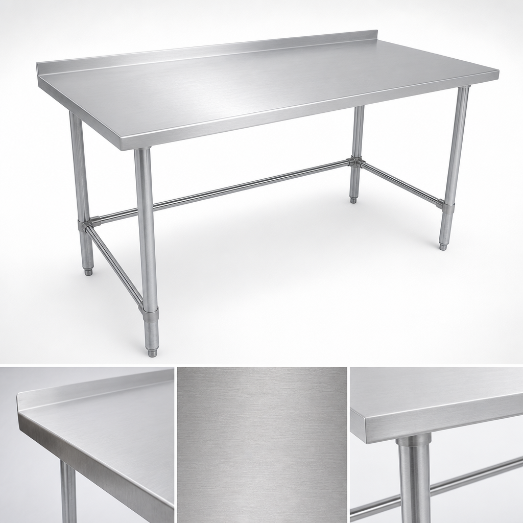 16-Gauge Stainless Steel Work Surface