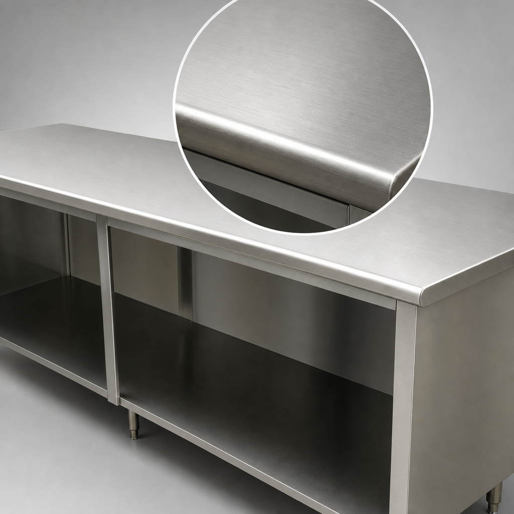 16 Gauge 304 Stainless Steel Top