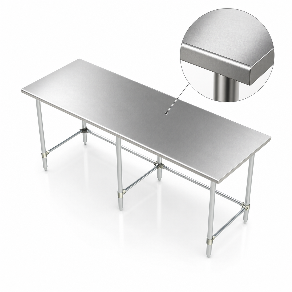 18/400 Stainless Steel Reinforced Top