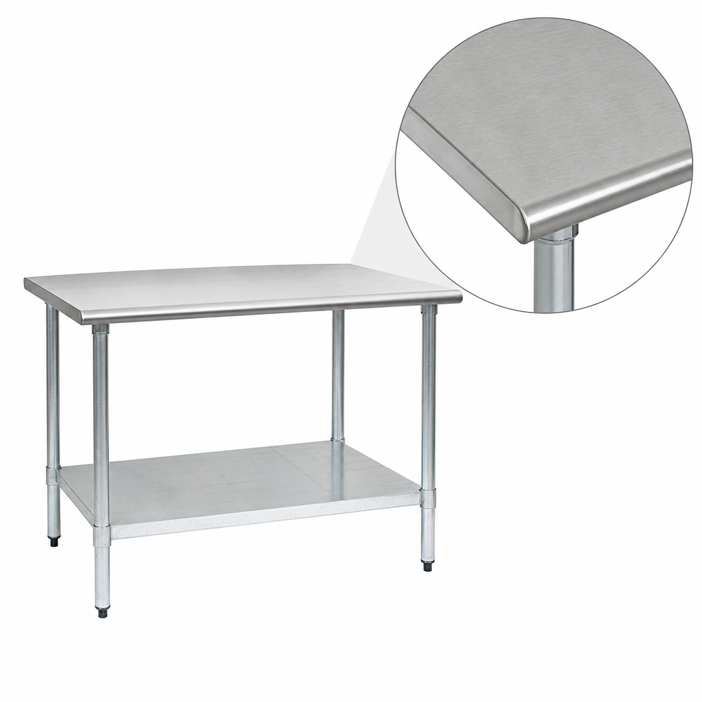 Heavy-Gauge 430 Stainless Steel Top