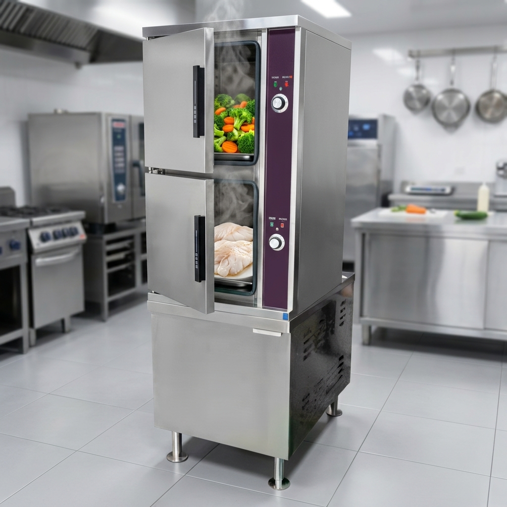 Steam different products simultaneously with ease using the two independent cooking compartments, maximizing your kitchen's versatility.