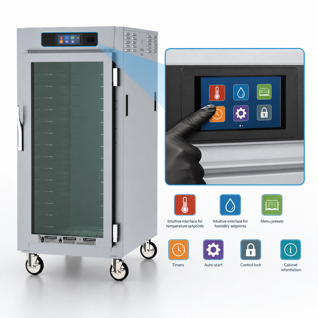 6.8-Inch Touch-Screen Controls