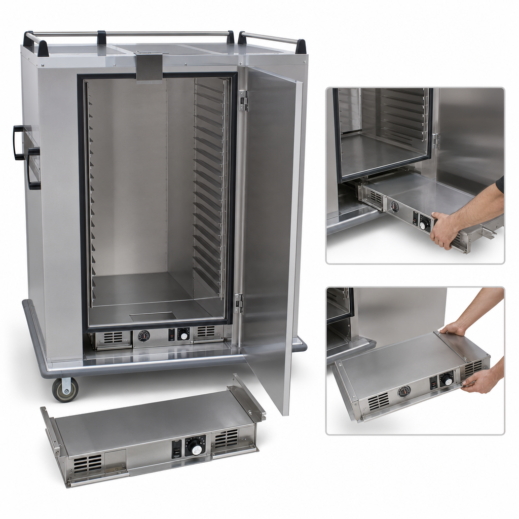 Bottom-Mount Removable Heater Assembly