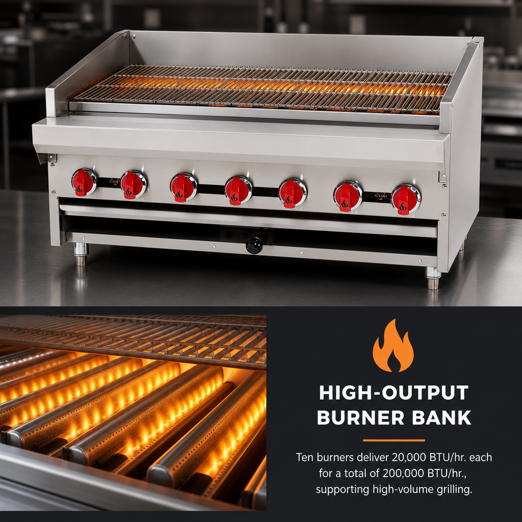 High-Output Burner Bank