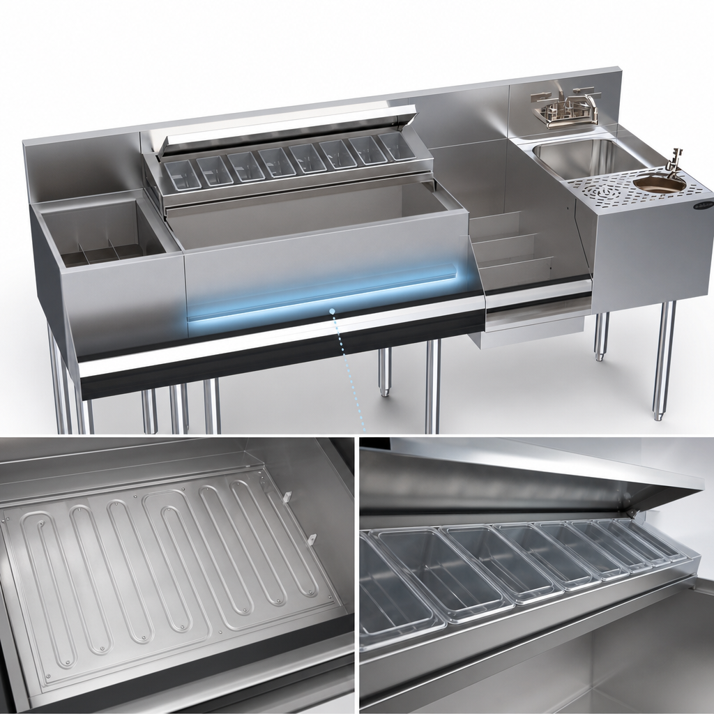 Built-In 10-Circuit Cold Plate
