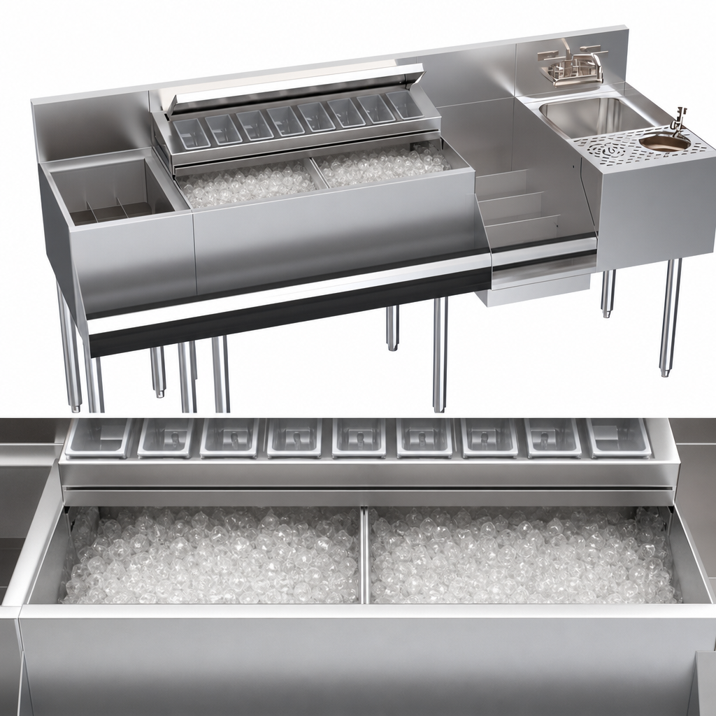 Center Ice Bin with Dividers