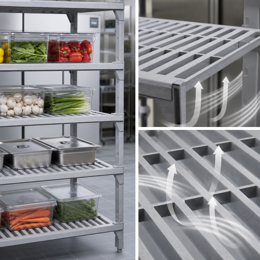 Vented Shelf Plates