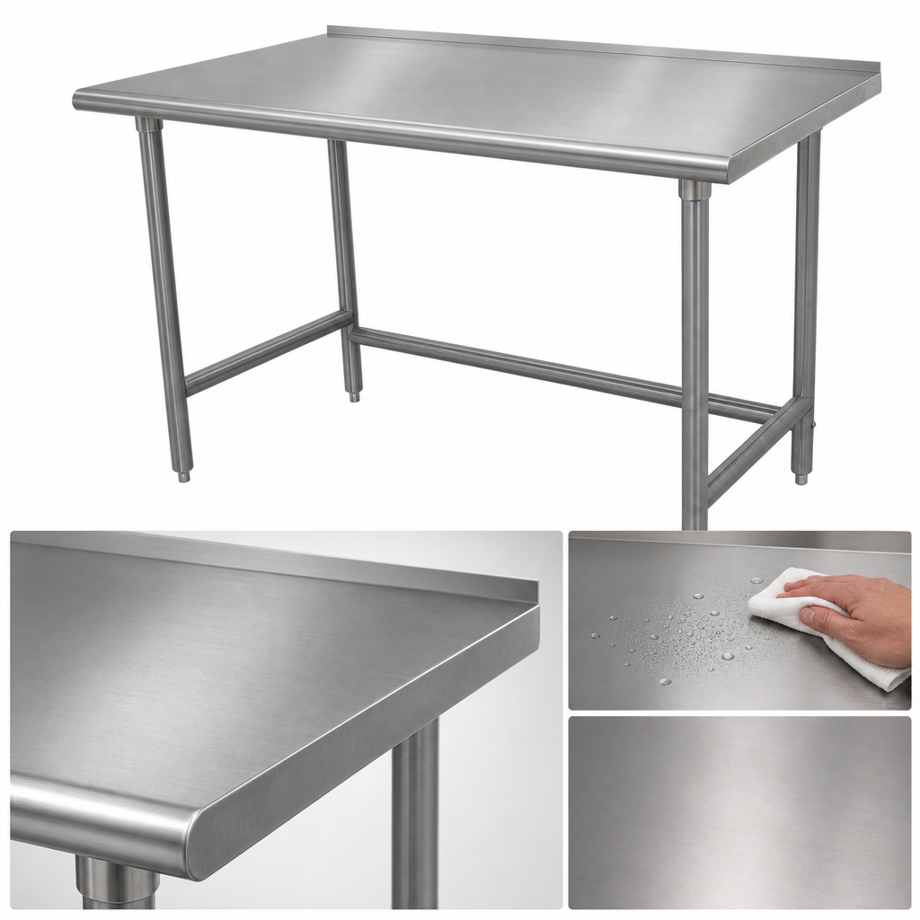 14 Gauge 304 Stainless Steel Top