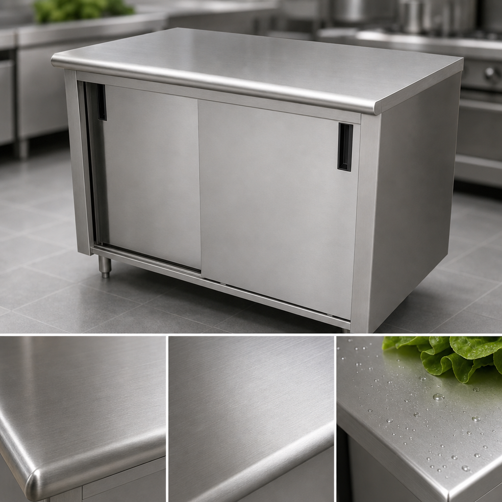 16 Gauge 304 Stainless Steel Top