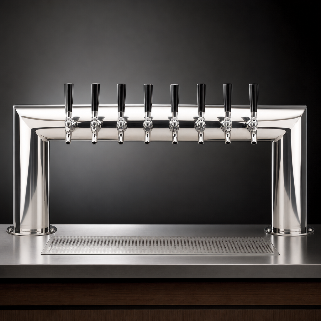 Pass-Thru 8-Faucet Design