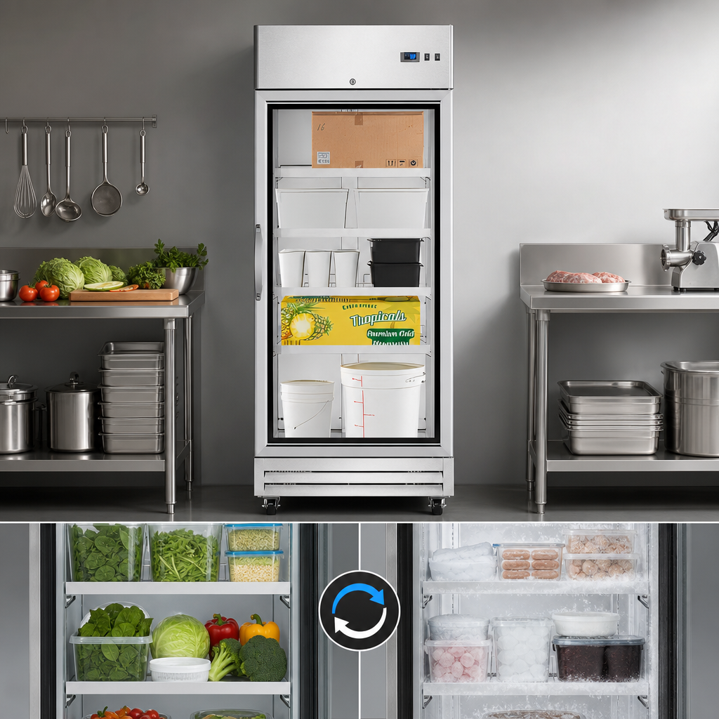 Convertible Refrigerator/Freezer Operation