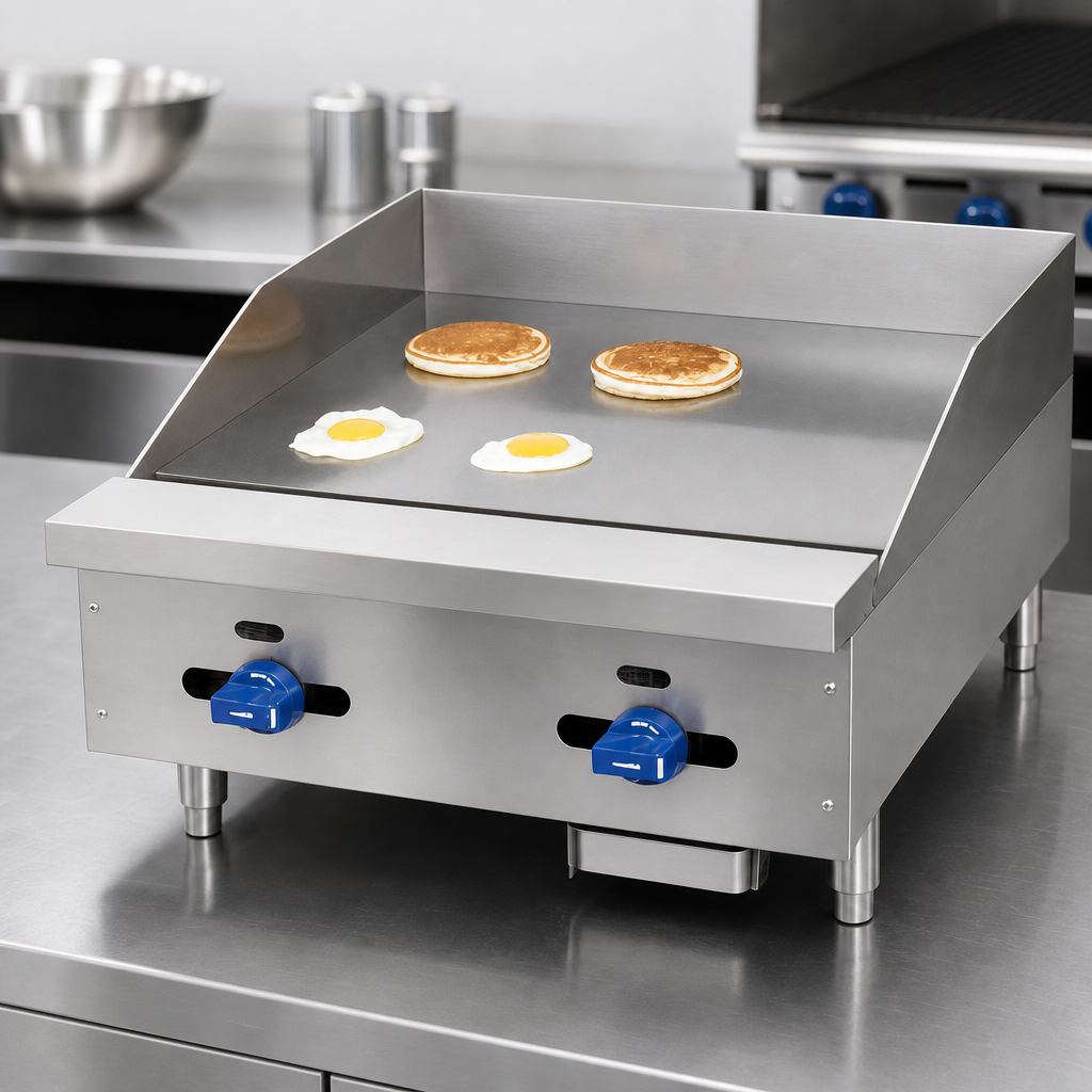 Polished Steel Griddle Plate
