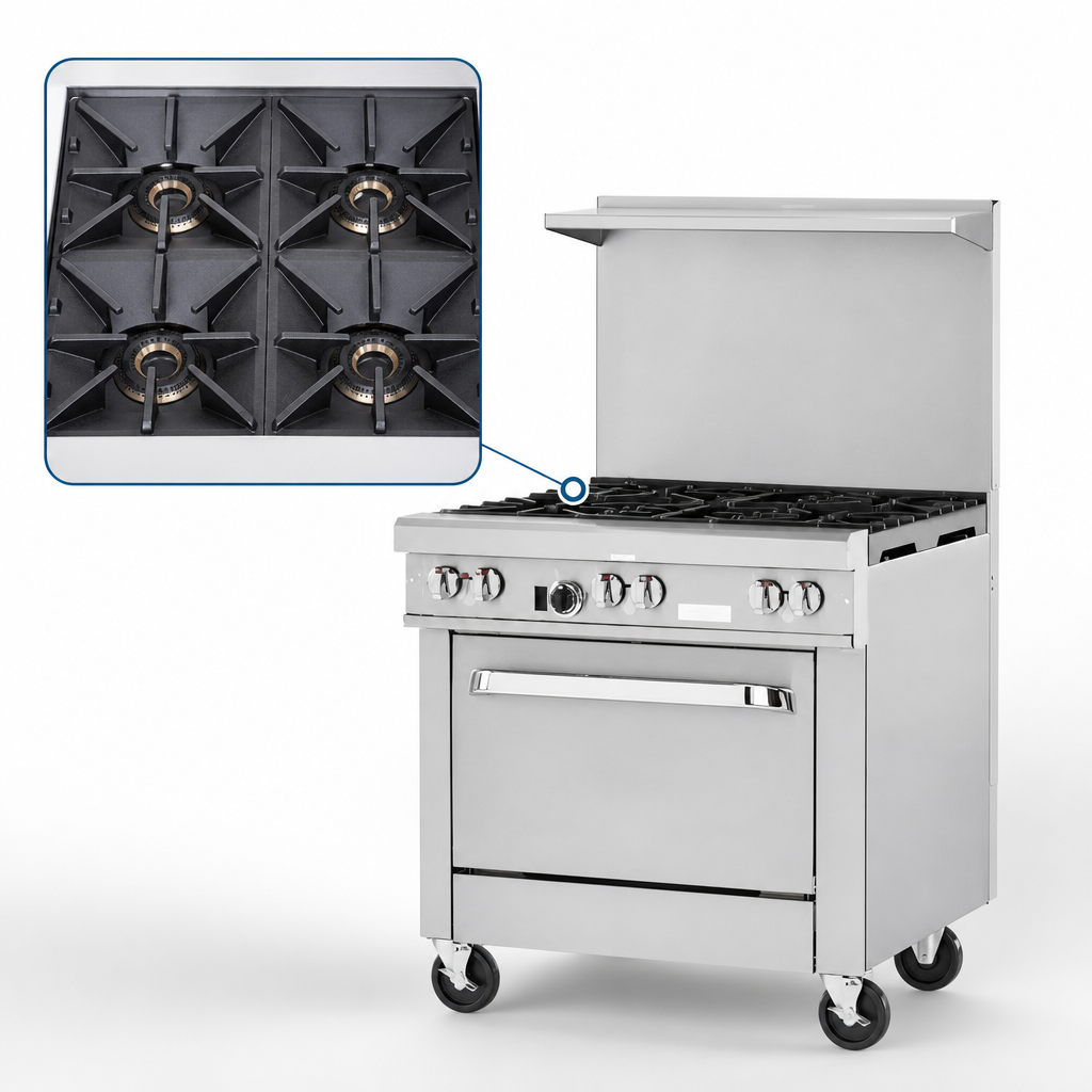 Four Pyromax Burners