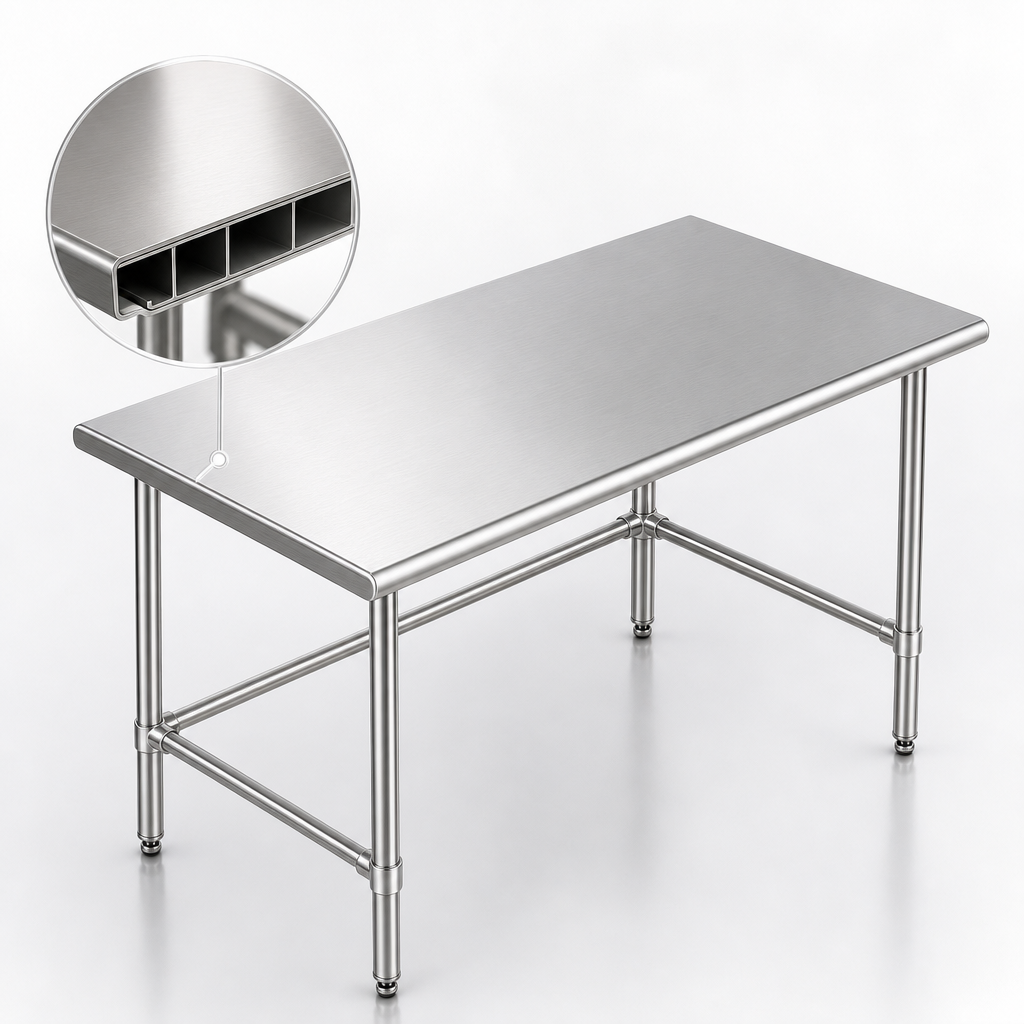 Reinforced Stainless Steel Top