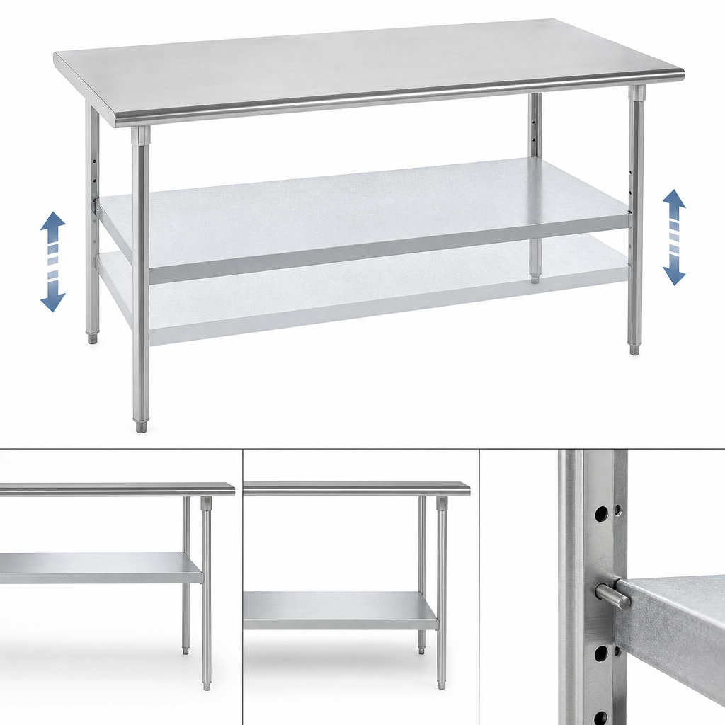 Adjustable Galvanized Undershelf