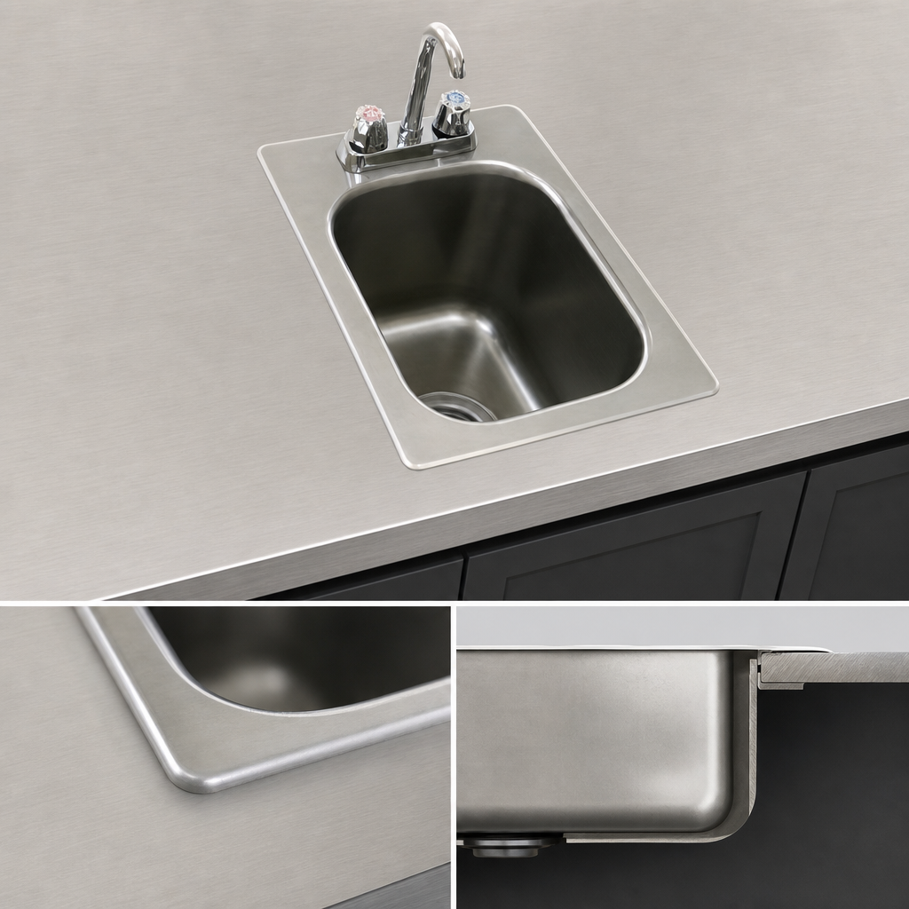Self-Rimming Drop-In Design
