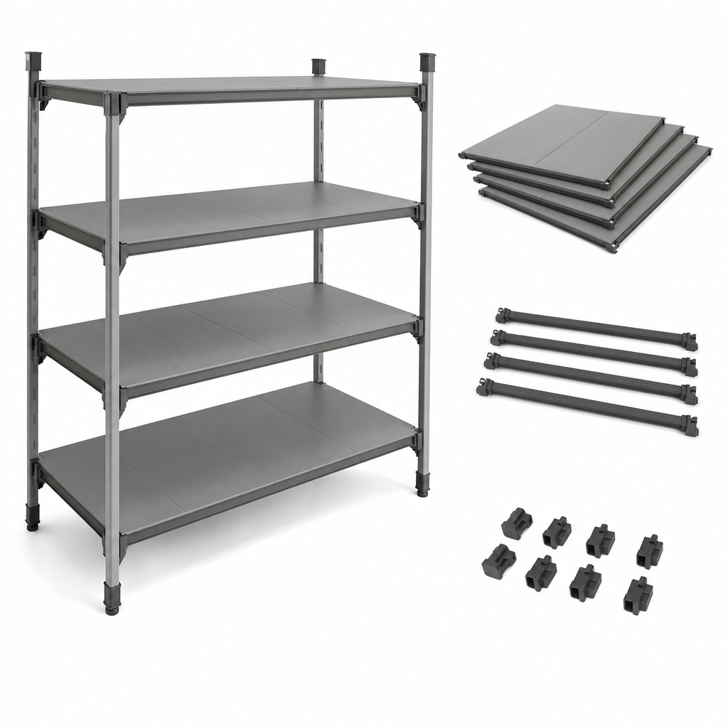 Five-Shelf Solid Kit