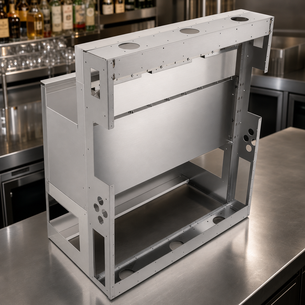 Stainless Steel Bartender Side