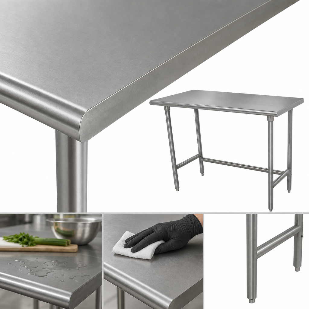 16 Gauge 304 Stainless Steel Top
