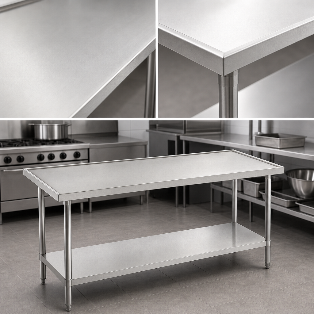 14 Gauge 304 Stainless Steel Top