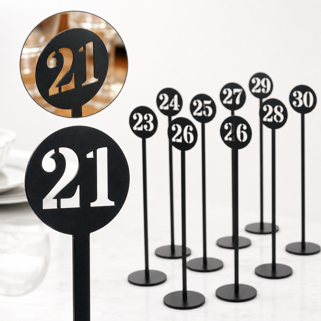 Laser-Cut Number Design