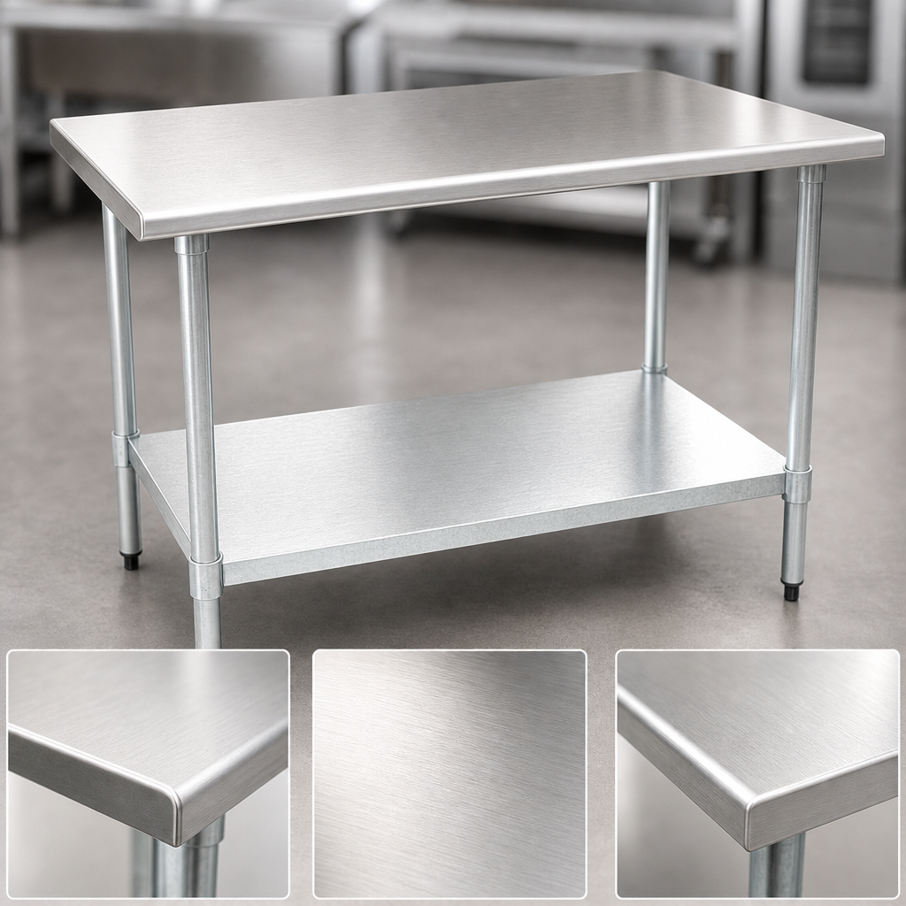 16 Gauge Stainless Steel Top
