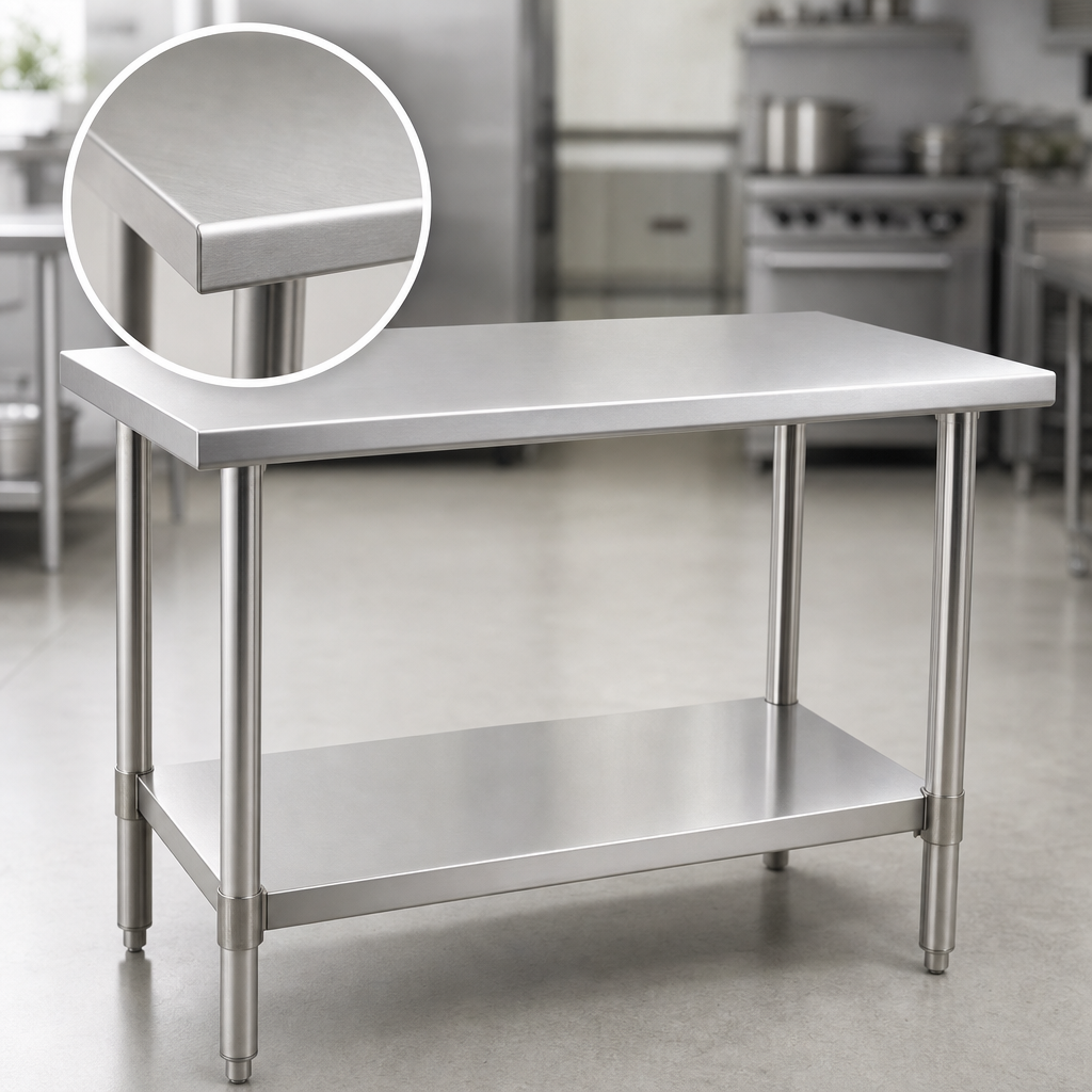 14-Gauge Stainless Steel Top
