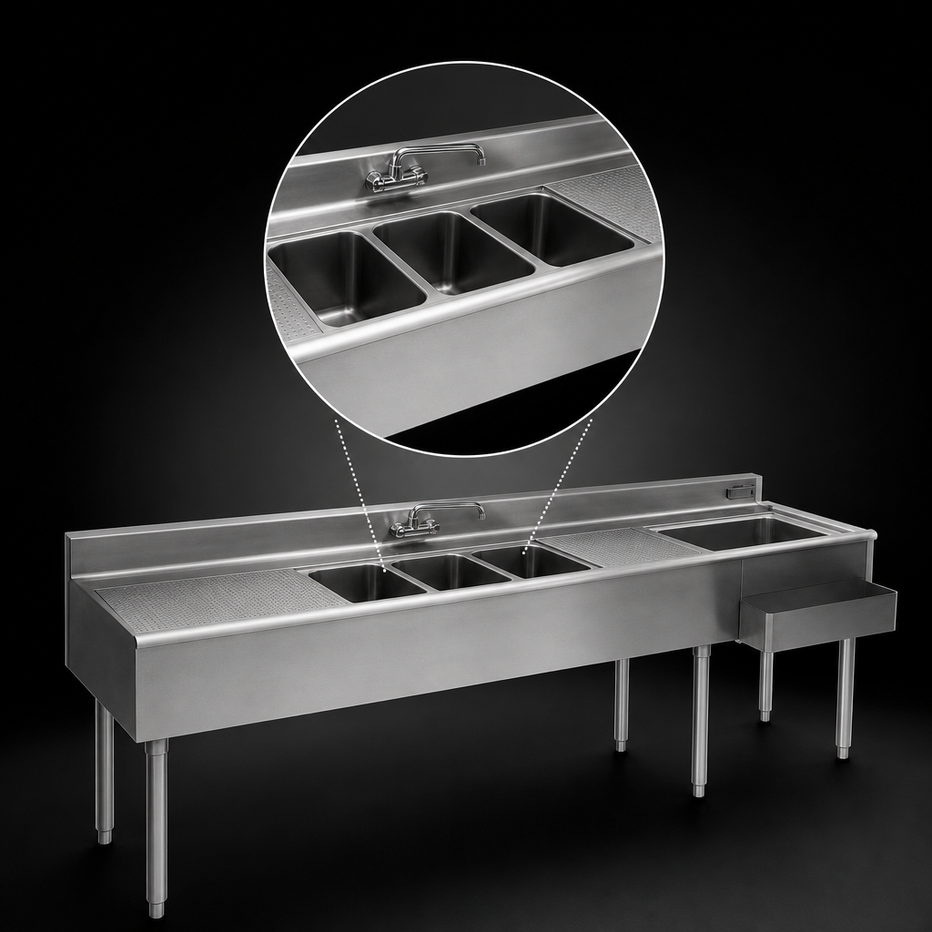 Three Sink Bowls