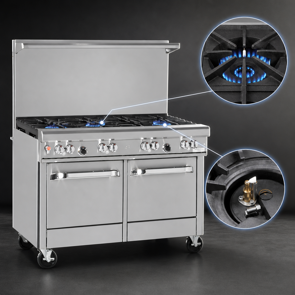 2 Non-Clog Burners