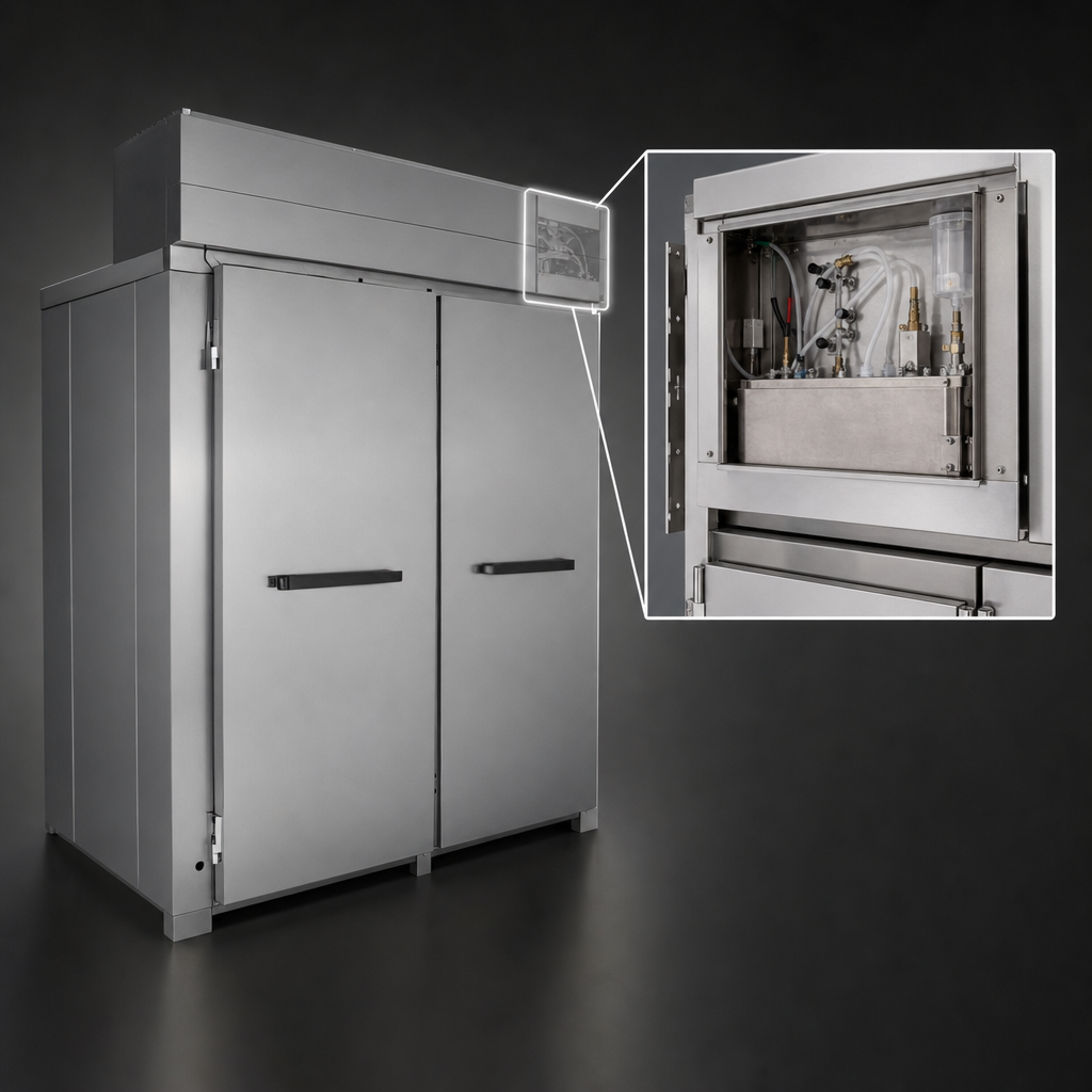 Easy-Access Heat And Humidity System