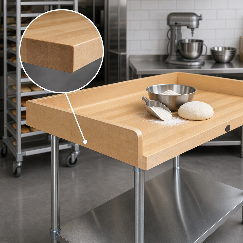 1-3/4 Inch Thick Wood Top