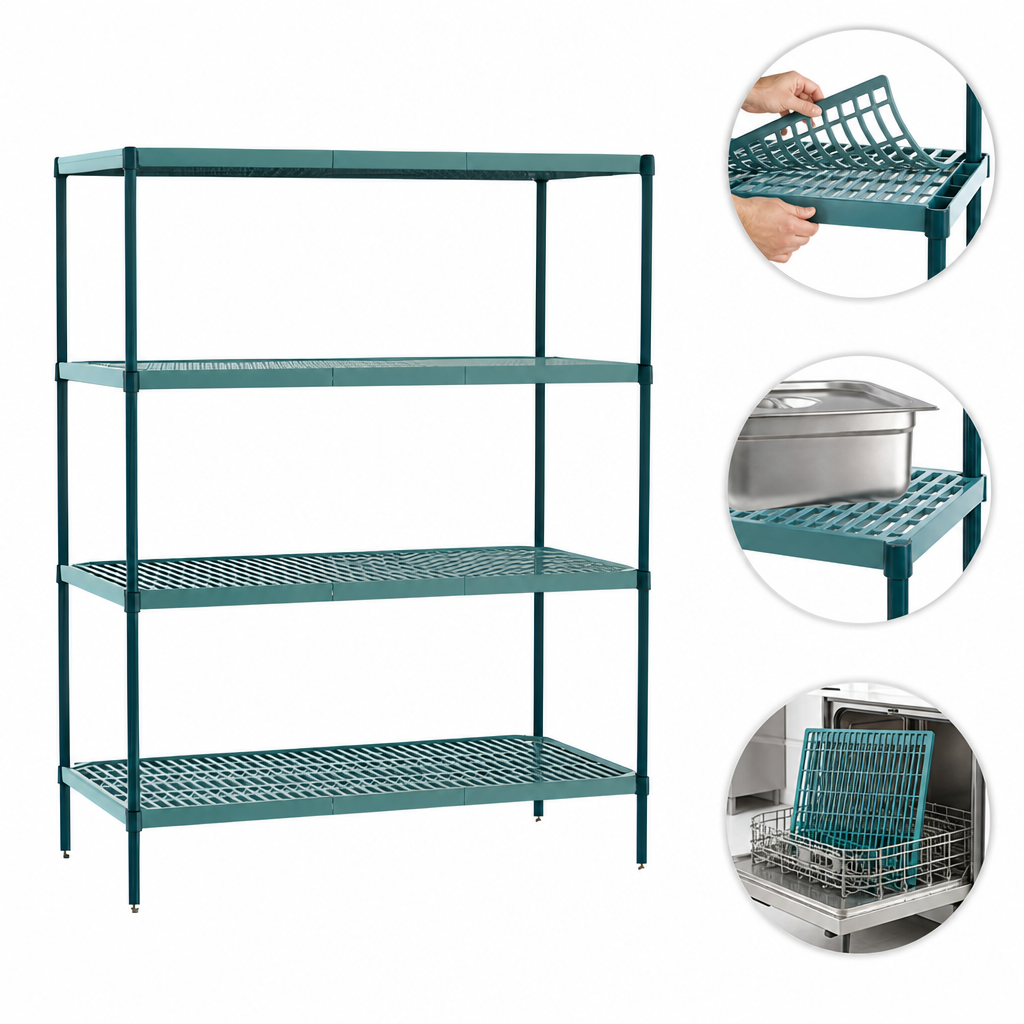 Removable Polymer Shelf Mats