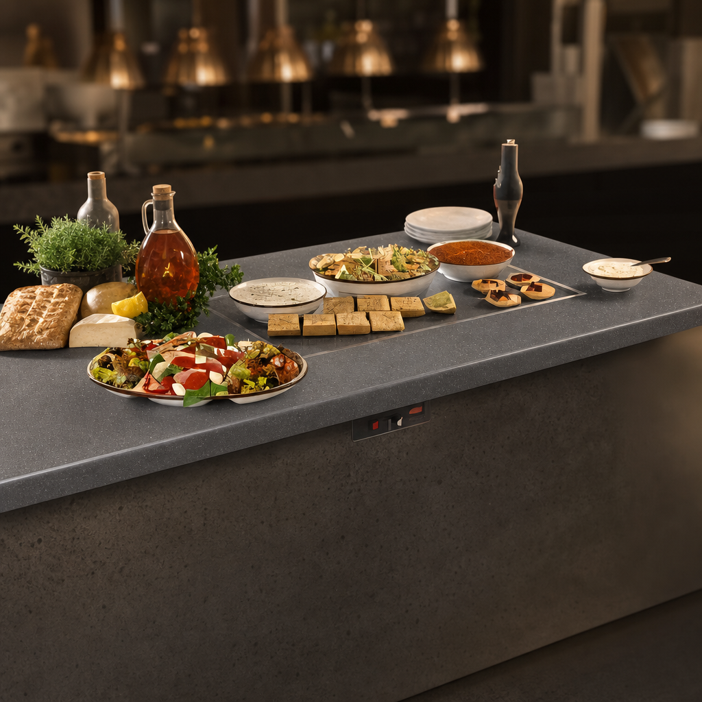 Food-Safe Simulated Stone Surface