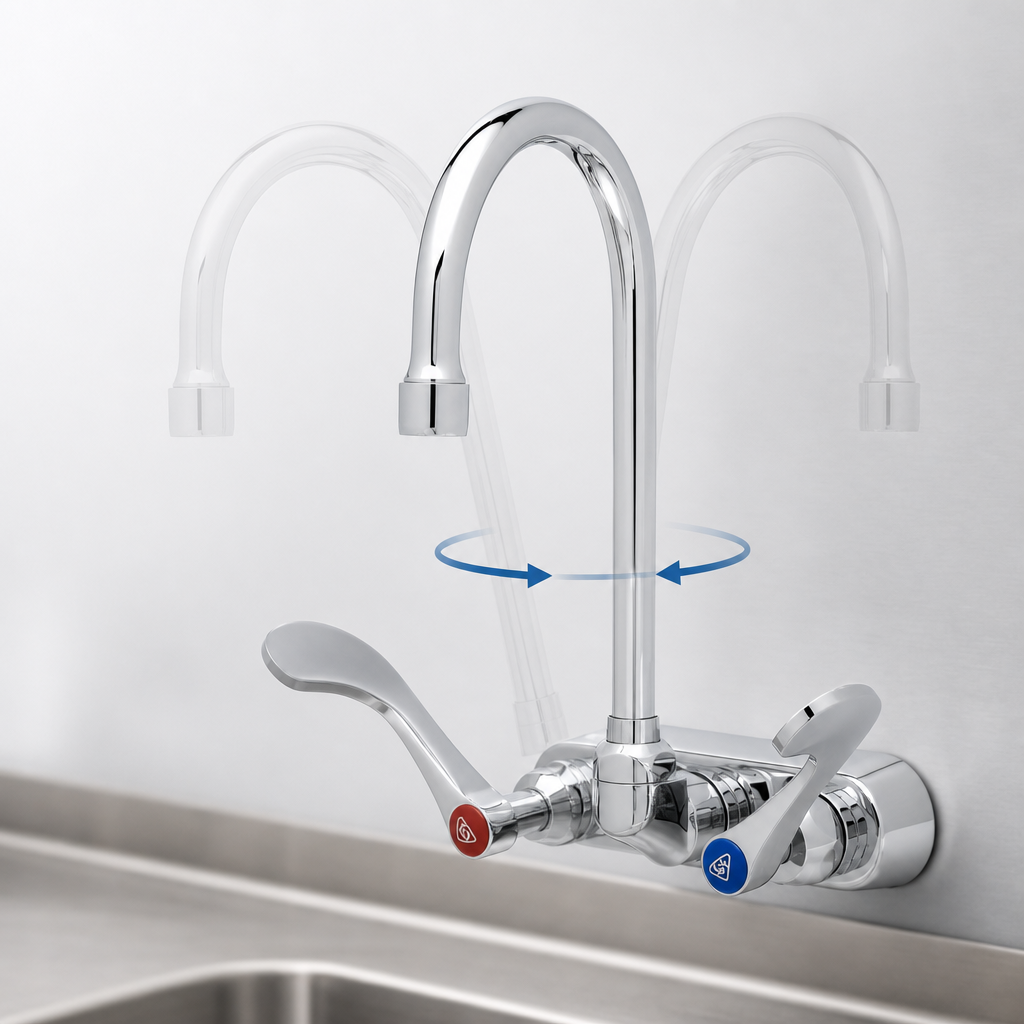 5-3/4-Inch Swivel Gooseneck Nozzle