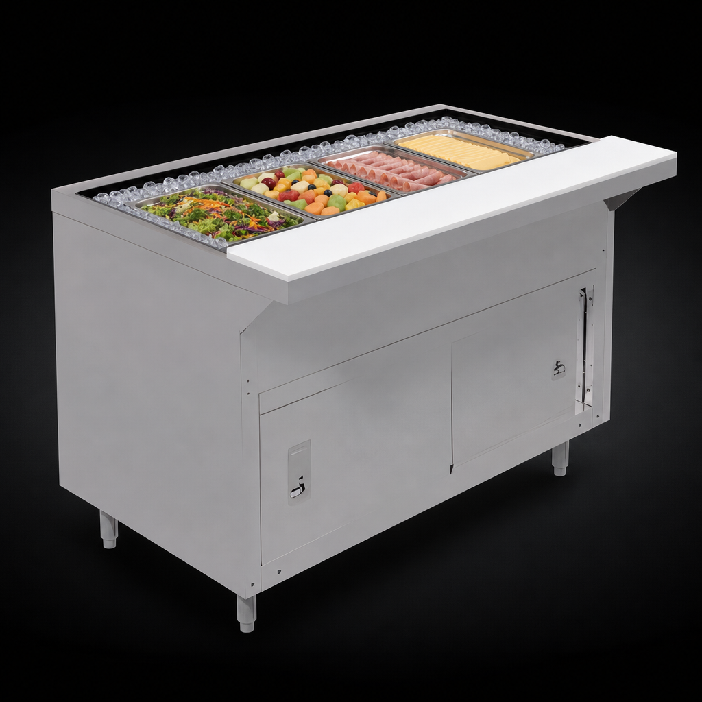Ice-Cooled Serving Top