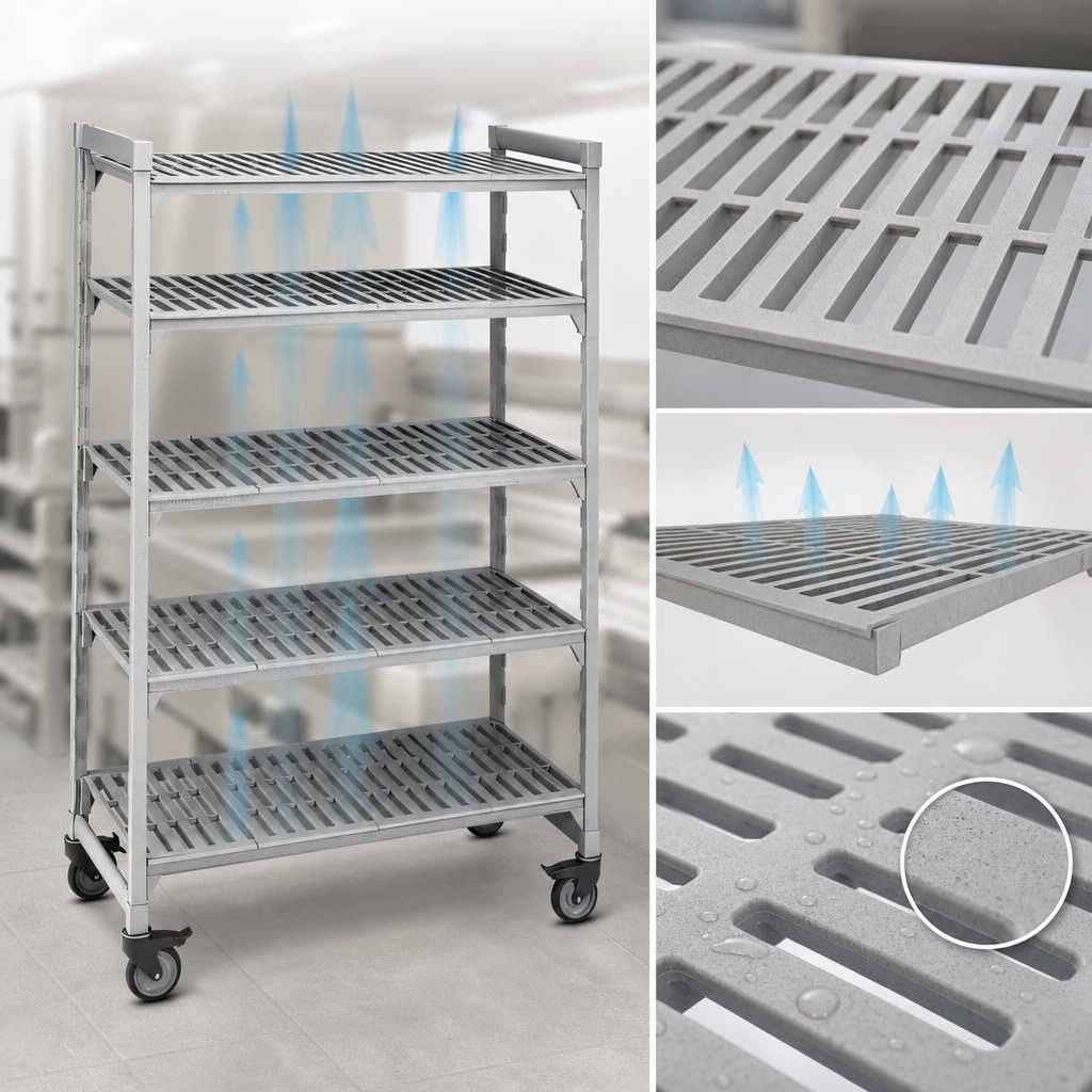 Vented Polypropylene Shelf Plates