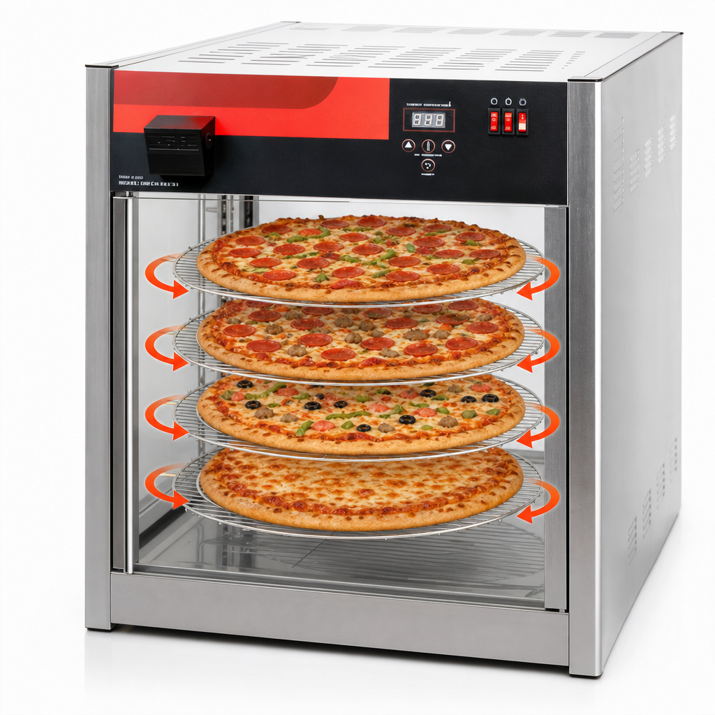 Four Rotating Shelves