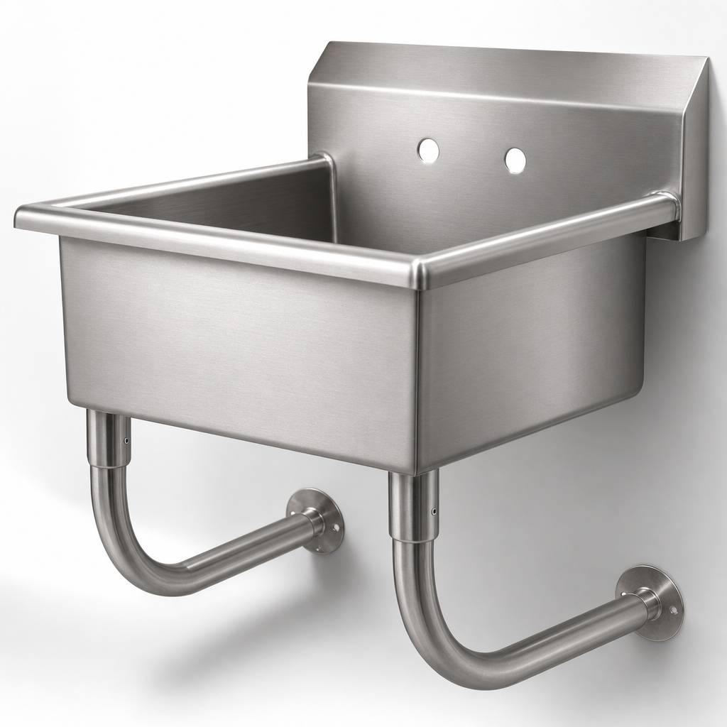 14-Gauge 304 Stainless Steel Construction
