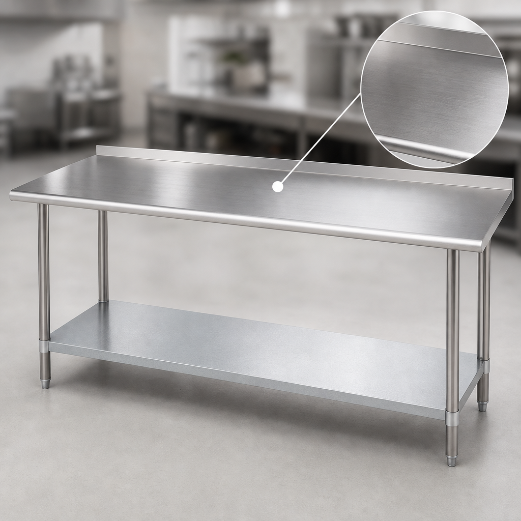 14-Gauge 300-Series Stainless Steel Top