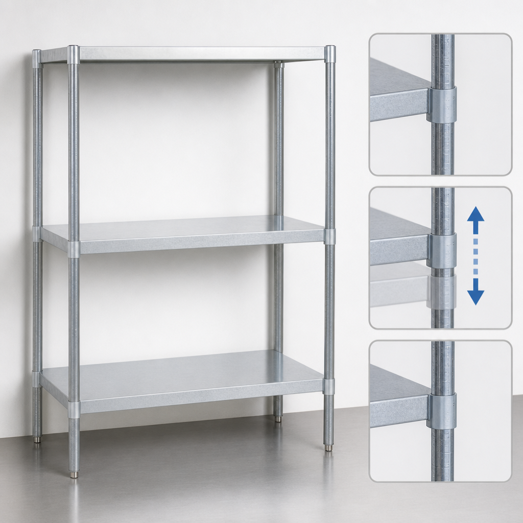 Three Adjustable Shelves