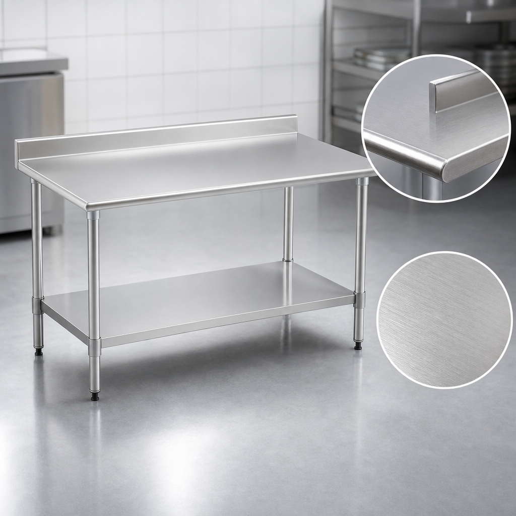16-Gauge 300 Series Stainless Steel Top