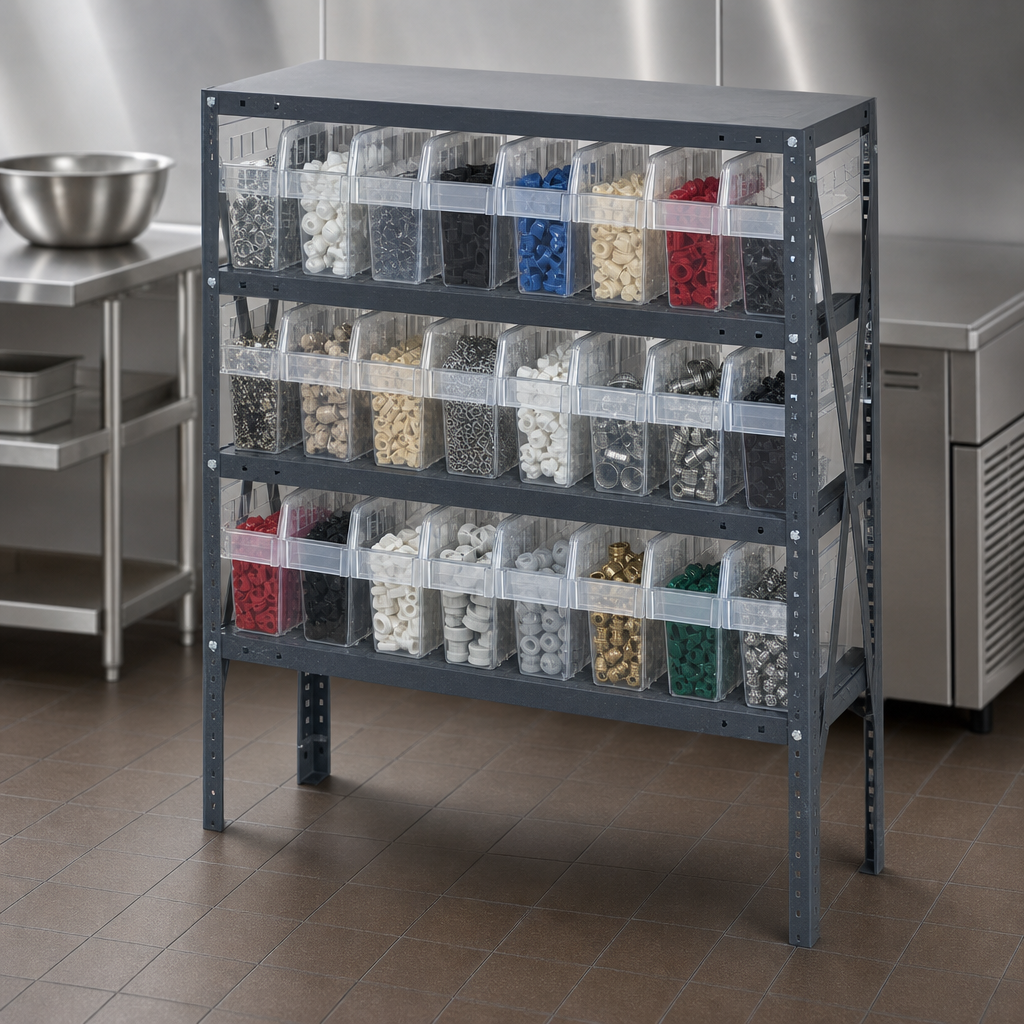 24 Clear Storage Bins
