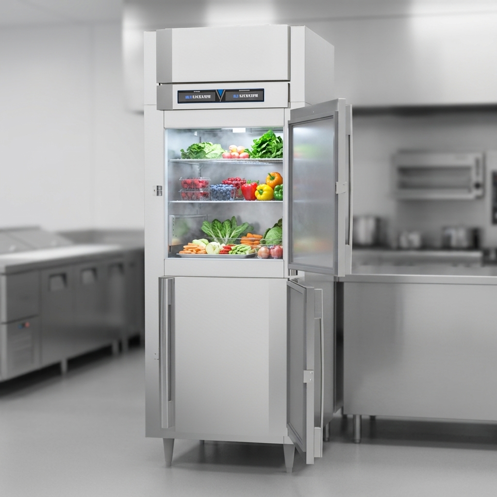 Experience peak food quality and consistency with V-Core™ Cooling Technology, ensuring your ingredients stay perfectly chilled and fresh in this Victory UltraSpec reach-in refrigerator.